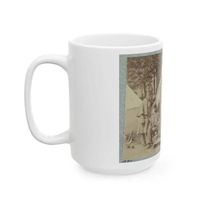 7th New York State Militia, Camp Cameron, D.C., 1861 011 (U.S. Civil War) White Coffee Mug - Go Mug Yourself