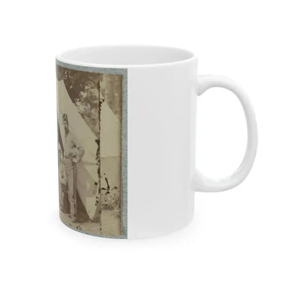 7th New York State Militia, Camp Cameron, D.C., 1861 011 (U.S. Civil War) White Coffee Mug - Go Mug Yourself