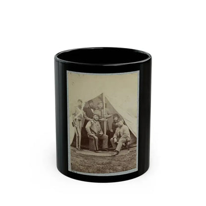 7th New York State Militia, Camp Cameron, D.C., 1861 012 (U.S. Civil War) Black Coffee Mug 11oz - Go Mug Yourself