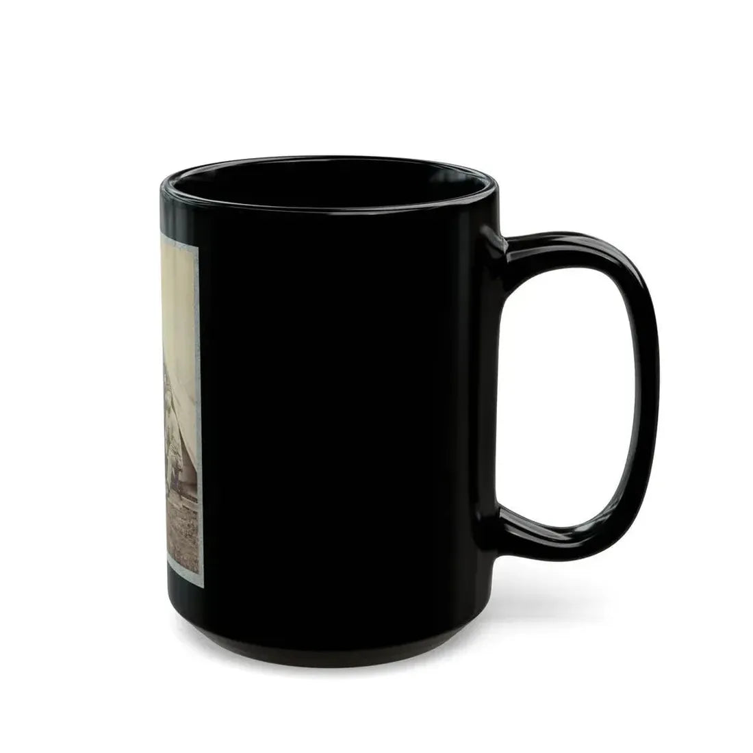 7th New York State Militia, Camp Cameron, D.C., 1861 012 (U.S. Civil War) Black Coffee Mug - Go Mug Yourself