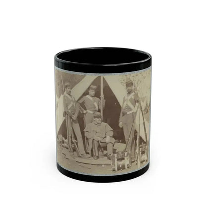 7th New York State Militia, Camp Cameron, D.C., 1861 013 (U.S. Civil War) Black Coffee Mug 11oz - Go Mug Yourself