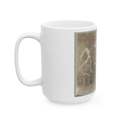 7th New York State Militia, Camp Cameron, D.C., 1861 014 (U.S. Civil War) White Coffee Mug - Go Mug Yourself