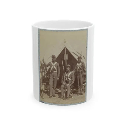 7th New York State Militia, Camp Cameron, D.C., 1861 015 (U.S. Civil War) White Coffee Mug 11oz - Go Mug Yourself