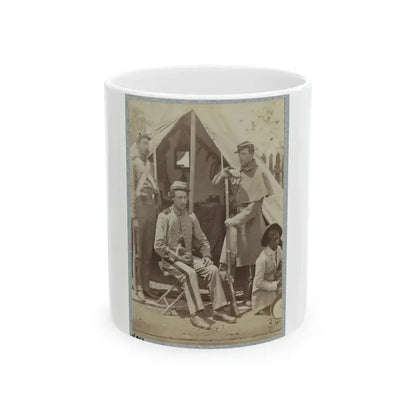 7th New York State Militia, Camp Cameron, D.C., 1861 016 (U.S. Civil War) White Coffee Mug 11oz - Go Mug Yourself