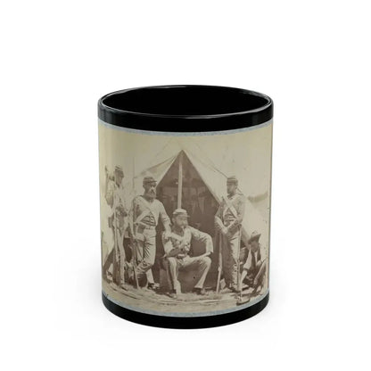 7th New York State Militia, Camp Cameron, D.C., 1861 018 (U.S. Civil War) Black Coffee Mug 11oz - Go Mug Yourself