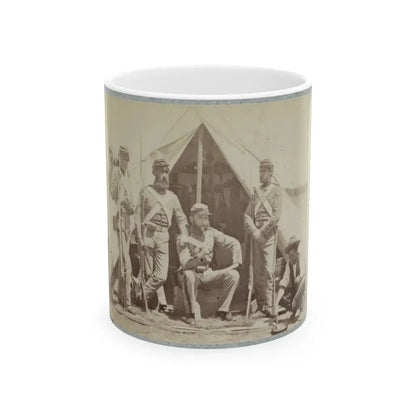 7th New York State Militia, Camp Cameron, D.C., 1861 018 (U.S. Civil War) White Coffee Mug 11oz - Go Mug Yourself