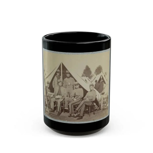 7th New York State Militia, Camp Cameron, D.C., 1861 020 (U.S. Civil War) Black Coffee Mug 15oz - Go Mug Yourself