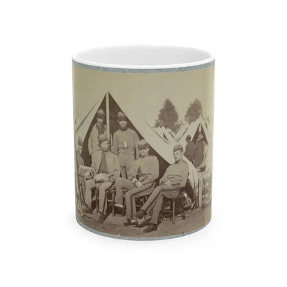 7th New York State Militia, Camp Cameron, D.C., 1861 020 (U.S. Civil War) White Coffee Mug 11oz - Go Mug Yourself