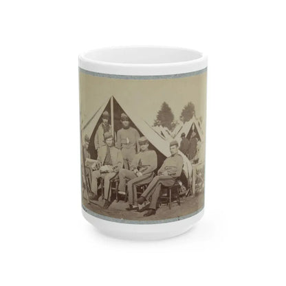 7th New York State Militia, Camp Cameron, D.C., 1861 020 (U.S. Civil War) White Coffee Mug 15oz - Go Mug Yourself