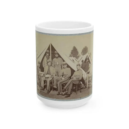 7th New York State Militia, Camp Cameron, D.C., 1861 020 (U.S. Civil War) White Coffee Mug 15oz - Go Mug Yourself