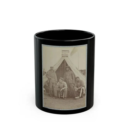 7th New York State Militia, Camp Cameron, D.C., 1861 021 (U.S. Civil War) Black Coffee Mug 11oz - Go Mug Yourself