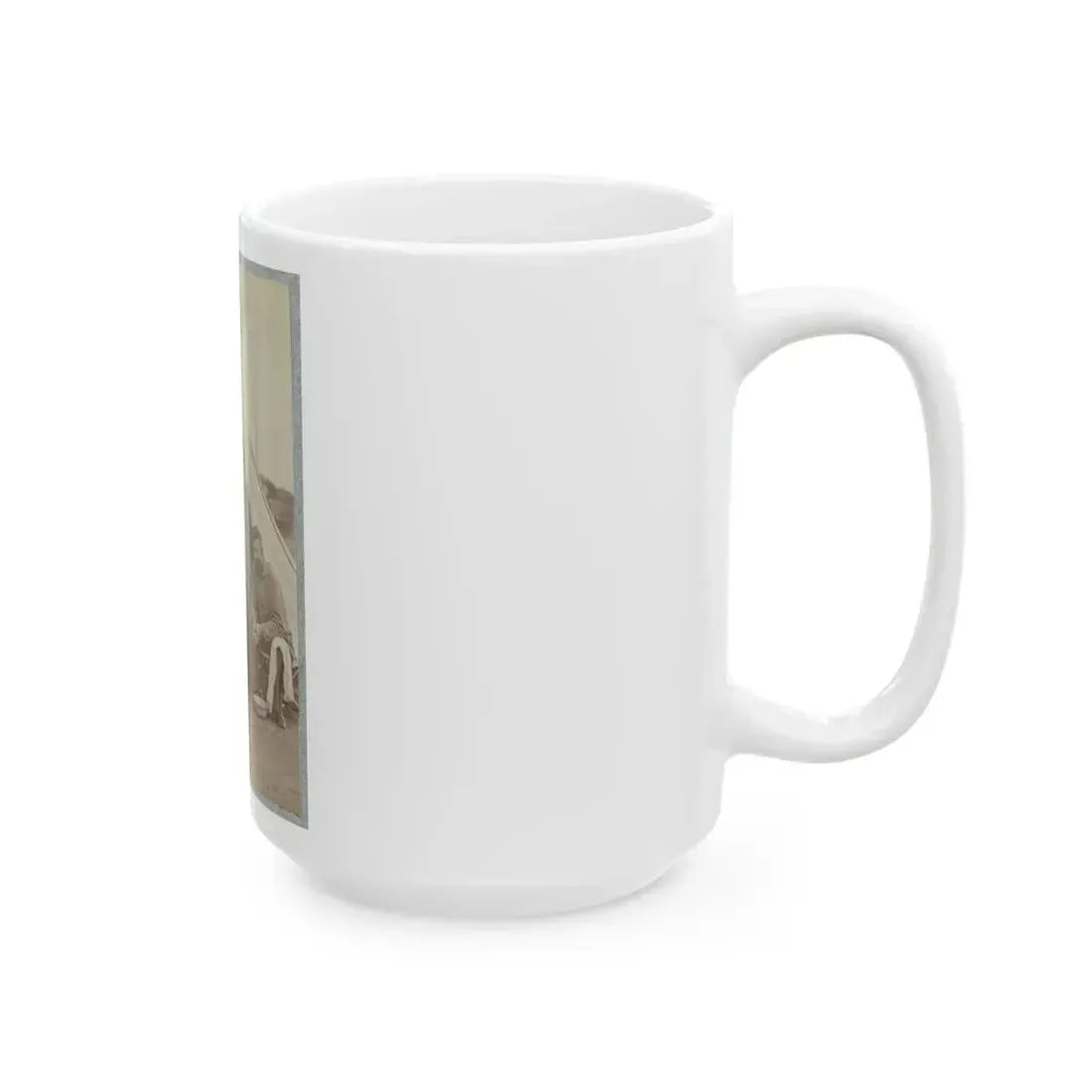 7th New York State Militia, Camp Cameron, D.C., 1861 021 (U.S. Civil War) White Coffee Mug - Go Mug Yourself