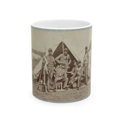 7th New York State Militia, Camp Cameron, D.C., 1861 022 (U.S. Civil War) White Coffee Mug 11oz - Go Mug Yourself
