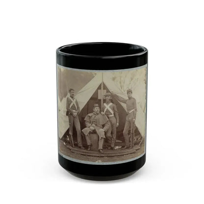 7th New York State Militia, Camp Cameron, D.C., 1861 023 (U.S. Civil War) Black Coffee Mug 15oz - Go Mug Yourself