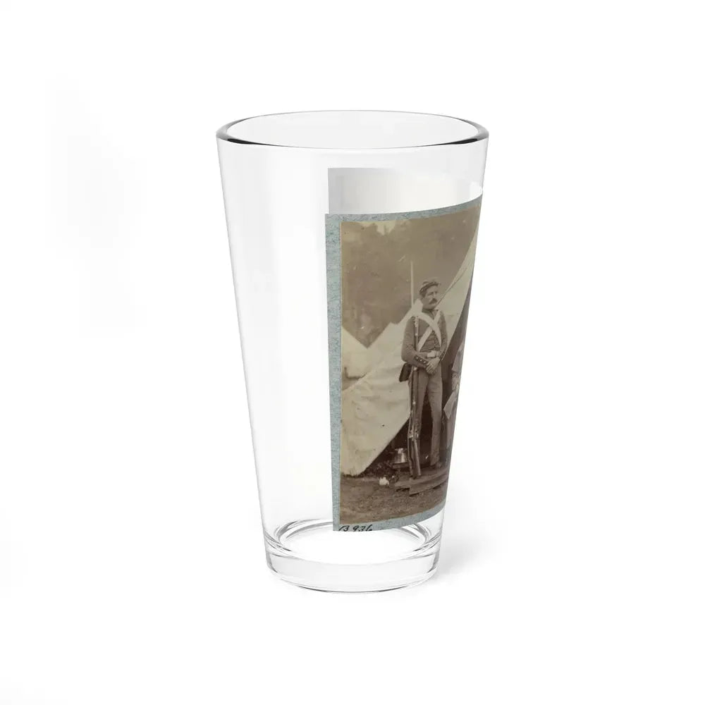 7th New York State Militia, Camp Cameron, D.C., 1861 023 (U.S. Civil War) Pint Glass 16oz - Go Mug Yourself