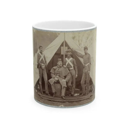 7th New York State Militia, Camp Cameron, D.C., 1861 023 (U.S. Civil War) White Coffee Mug 11oz - Go Mug Yourself