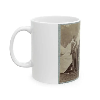 7th New York State Militia, Camp Cameron, D.C., 1861 023 (U.S. Civil War) White Coffee Mug - Go Mug Yourself