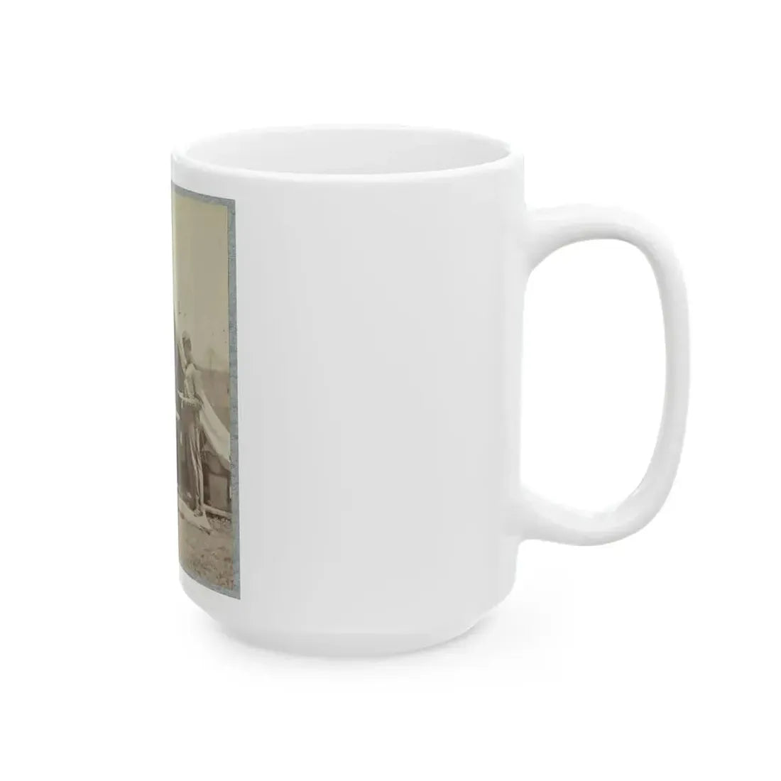 7th New York State Militia, Camp Cameron, D.C., 1861 025 (U.S. Civil War) White Coffee Mug - Go Mug Yourself