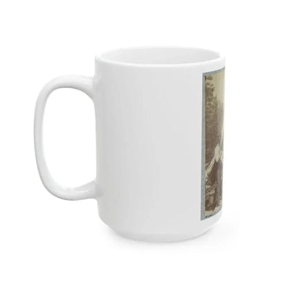 7th New York State Militia, Camp Cameron, D.C., 1861 026 (U.S. Civil War) White Coffee Mug - Go Mug Yourself