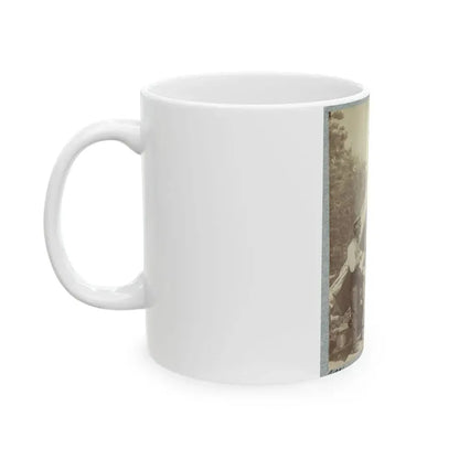 7th New York State Militia, Camp Cameron, D.C., 1861 026 (U.S. Civil War) White Coffee Mug - Go Mug Yourself