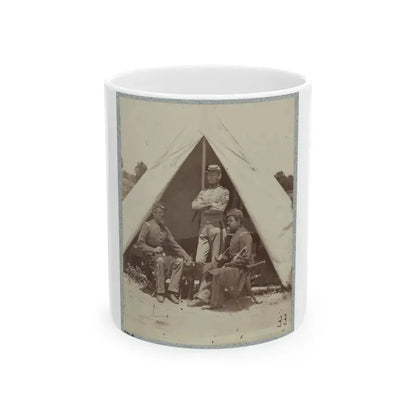 7th New York State Militia, Camp Cameron, D.C., 1861 027 (U.S. Civil War) White Coffee Mug 11oz - Go Mug Yourself