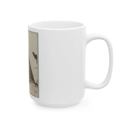 7th New York State Militia, Camp Cameron, D.C., 1861 027 (U.S. Civil War) White Coffee Mug - Go Mug Yourself