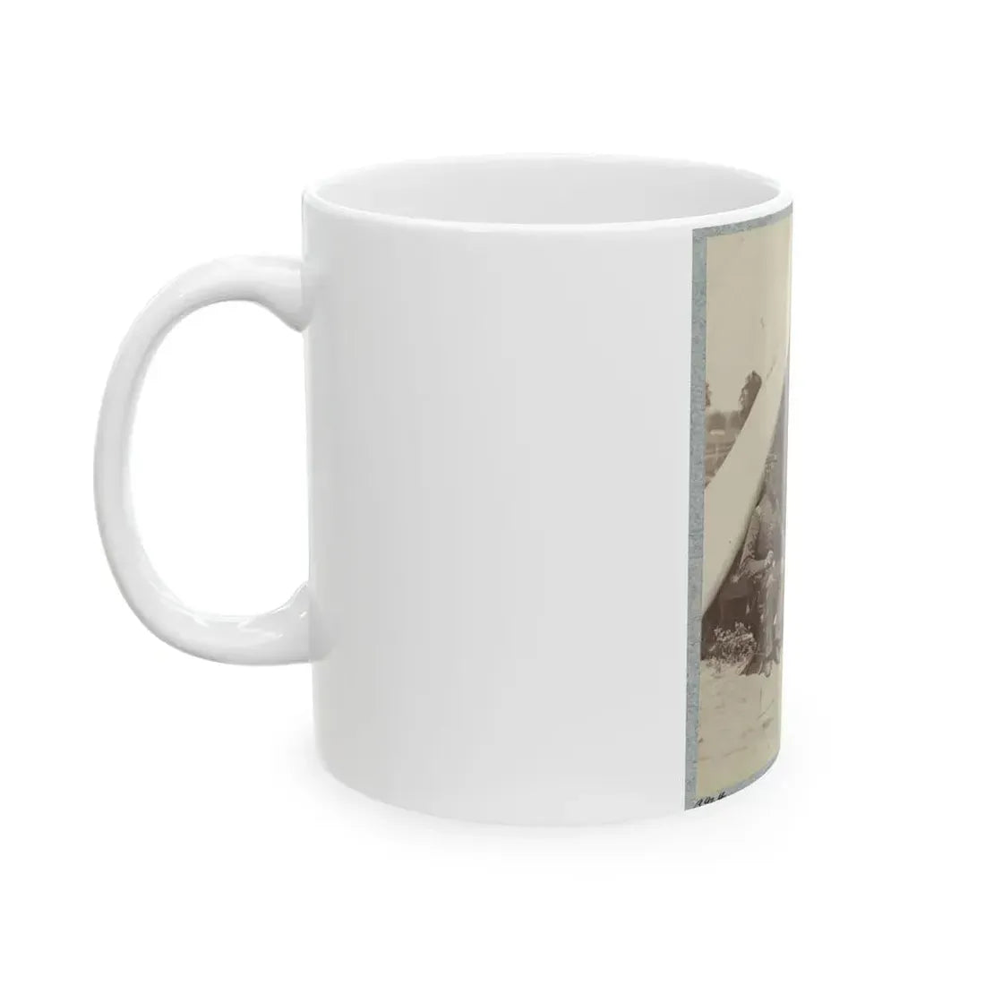 7th New York State Militia, Camp Cameron, D.C., 1861 027 (U.S. Civil War) White Coffee Mug - Go Mug Yourself