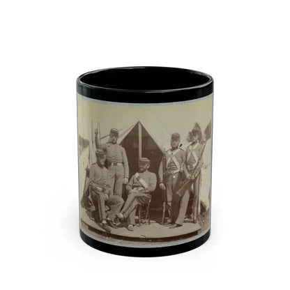 7th New York State Militia, Camp Cameron, D.C., 1861 029 (U.S. Civil War) Black Coffee Mug 11oz - Go Mug Yourself