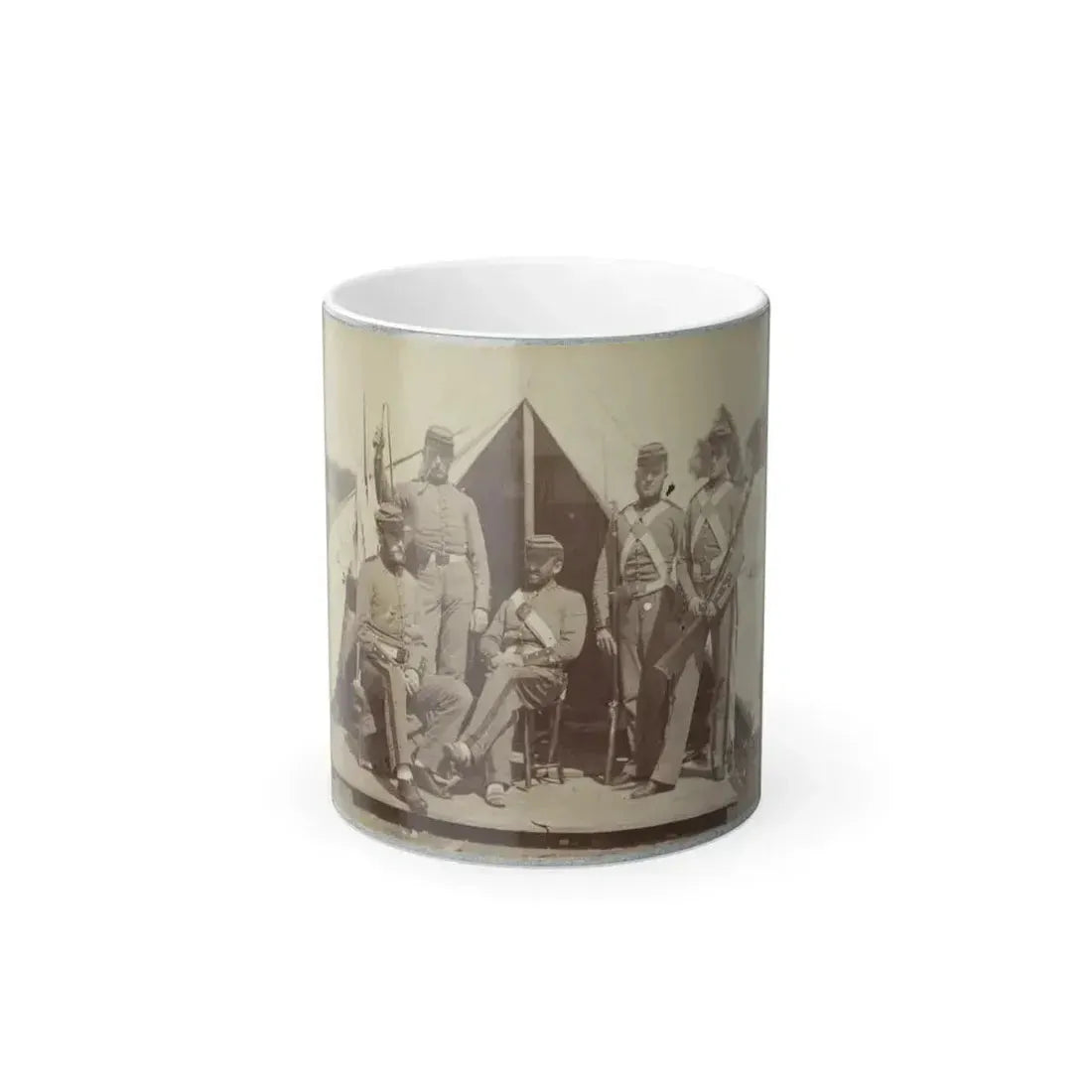 7Th New York State Militia, Camp Cameron, D.C., 1861 029 (U.S. Civil War) Color Changing Coffee Mug 11oz Default Title 11oz - Go Mug Yourself
