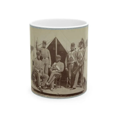 7th New York State Militia, Camp Cameron, D.C., 1861 029 (U.S. Civil War) White Coffee Mug 11oz - Go Mug Yourself