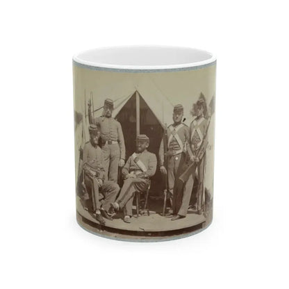 7th New York State Militia, Camp Cameron, D.C., 1861 029 (U.S. Civil War) White Coffee Mug 11oz - Go Mug Yourself