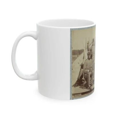 7th New York State Militia, Camp Cameron, D.C., 1861 029 (U.S. Civil War) White Coffee Mug - Go Mug Yourself
