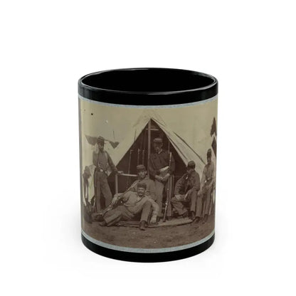 7th New York State Militia, Camp Cameron, D.C., 1861 030 (U.S. Civil War) Black Coffee Mug 11oz - Go Mug Yourself