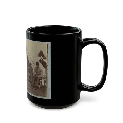 7th New York State Militia, Camp Cameron, D.C., 1861 030 (U.S. Civil War) Black Coffee Mug - Go Mug Yourself