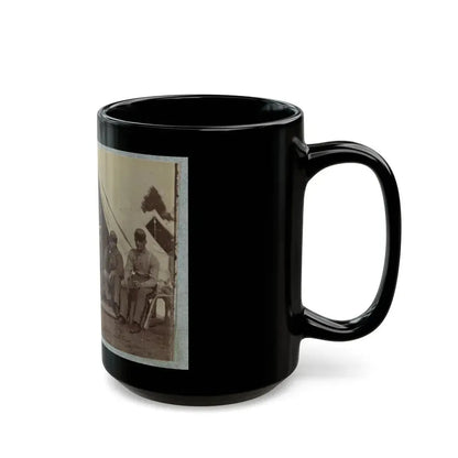 7th New York State Militia, Camp Cameron, D.C., 1861 030 (U.S. Civil War) Black Coffee Mug - Go Mug Yourself