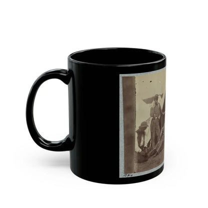 7th New York State Militia, Camp Cameron, D.C., 1861 030 (U.S. Civil War) Black Coffee Mug - Go Mug Yourself