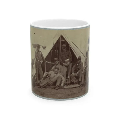 7th New York State Militia, Camp Cameron, D.C., 1861 030 (U.S. Civil War) White Coffee Mug 11oz - Go Mug Yourself