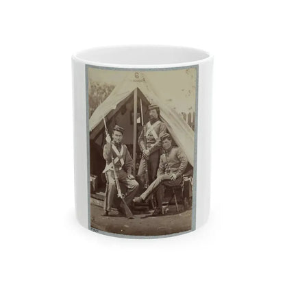 7th New York State Militia, Camp Cameron, D.C., 1861 031 (U.S. Civil War) White Coffee Mug 11oz - Go Mug Yourself