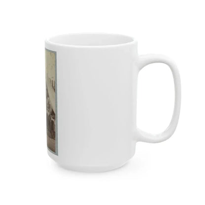 7th New York State Militia, Camp Cameron, D.C., 1861 031 (U.S. Civil War) White Coffee Mug - Go Mug Yourself
