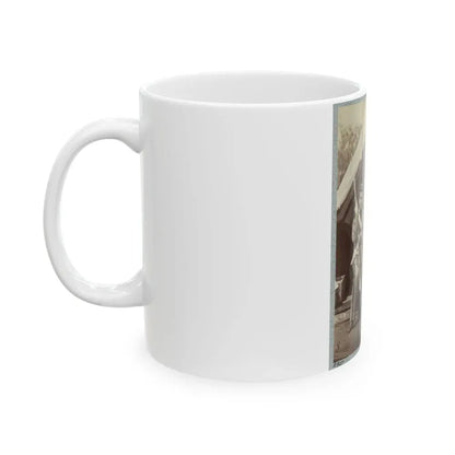 7th New York State Militia, Camp Cameron, D.C., 1861 031 (U.S. Civil War) White Coffee Mug - Go Mug Yourself