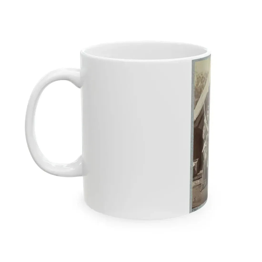 7th New York State Militia, Camp Cameron, D.C., 1861 031 (U.S. Civil War) White Coffee Mug - Go Mug Yourself