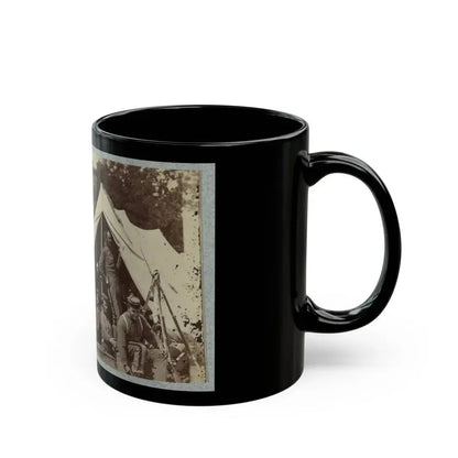 7th New York State Militia, Camp Cameron, D.C., 1861 033 (U.S. Civil War) Black Coffee Mug - Go Mug Yourself