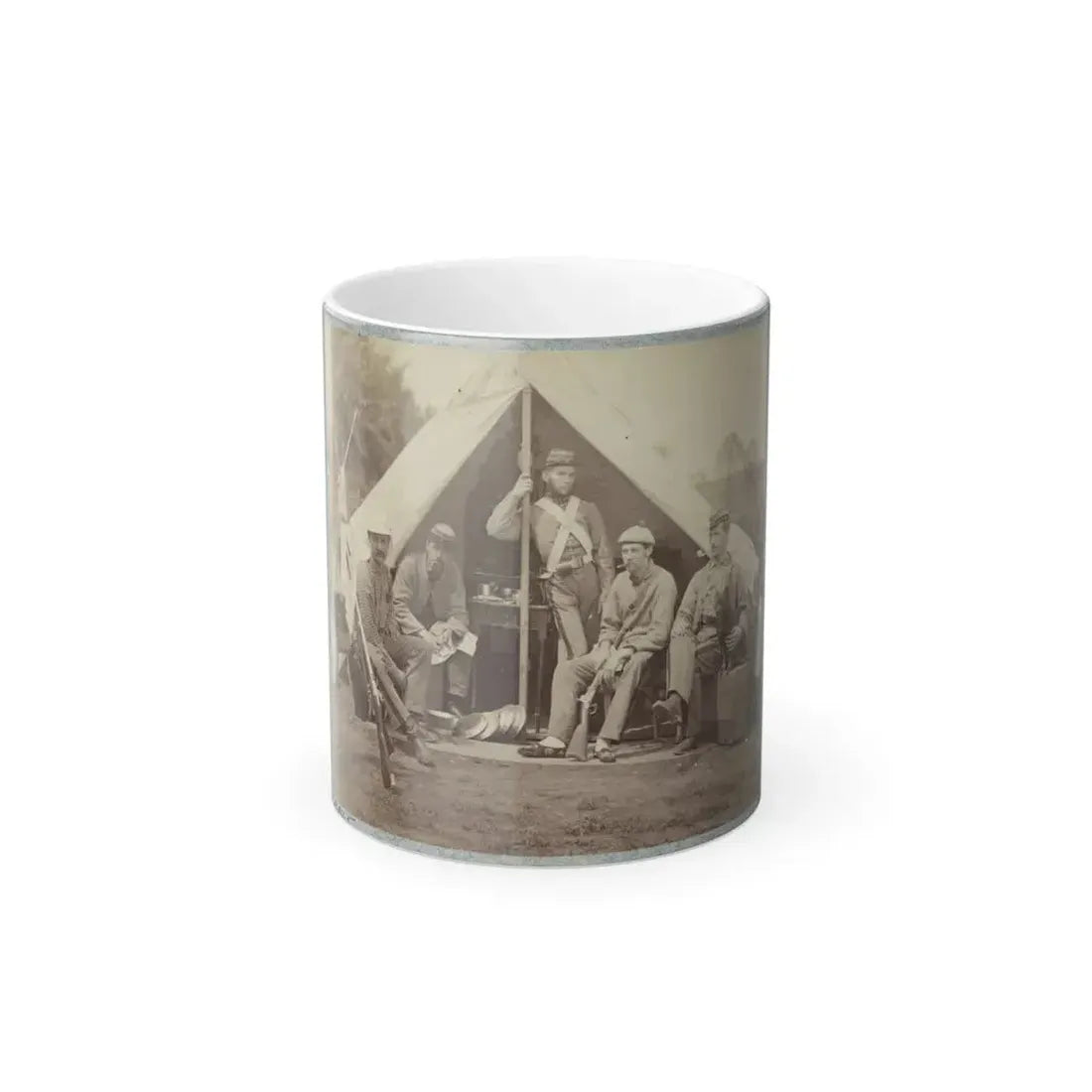7Th New York State Militia, Camp Cameron, D.C., 1861 034 (U.S. Civil War) Color Changing Coffee Mug 11oz Default Title 11oz - Go Mug Yourself