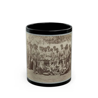 7th New York State Militia, Camp Cameron, D.C., 1861 037 (U.S. Civil War) Black Coffee Mug 11oz - Go Mug Yourself