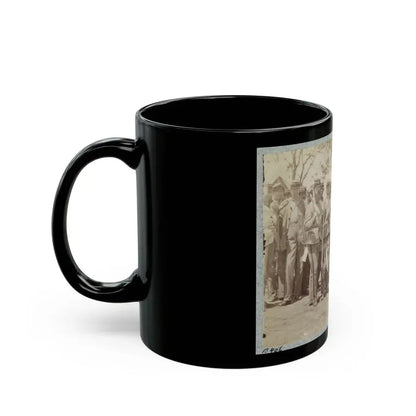 7th New York State Militia, Camp Cameron, D.C., 1861 037 (U.S. Civil War) Black Coffee Mug - Go Mug Yourself