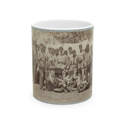 7th New York State Militia, Camp Cameron, D.C., 1861 037 (U.S. Civil War) White Coffee Mug 11oz - Go Mug Yourself