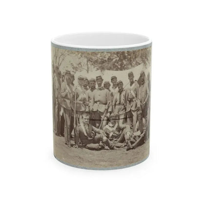 7th New York State Militia, Camp Cameron, D.C., 1861 037 (U.S. Civil War) White Coffee Mug 11oz - Go Mug Yourself