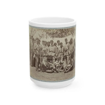 7th New York State Militia, Camp Cameron, D.C., 1861 037 (U.S. Civil War) White Coffee Mug 15oz - Go Mug Yourself