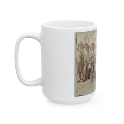 7th New York State Militia, Camp Cameron, D.C., 1861 037 (U.S. Civil War) White Coffee Mug - Go Mug Yourself