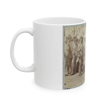 7th New York State Militia, Camp Cameron, D.C., 1861 037 (U.S. Civil War) White Coffee Mug - Go Mug Yourself